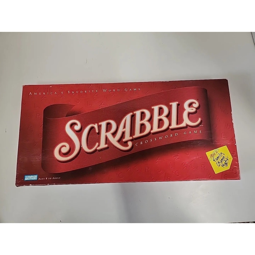 2001 HASBRO SCRABBLE BOARD GAME - Complete